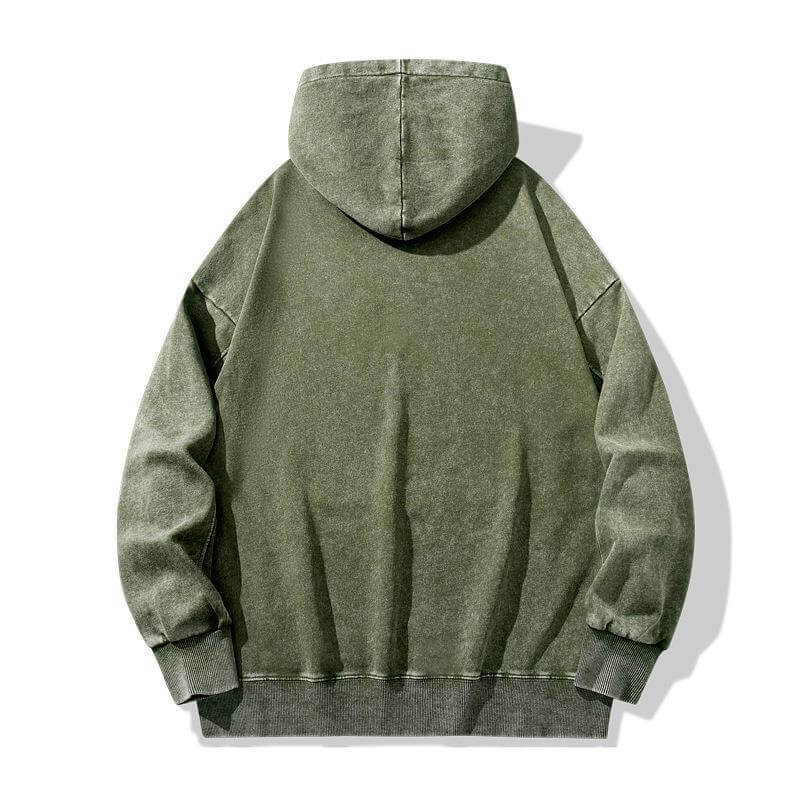 Relaxed Fit Mens Hooded Sweatshirt