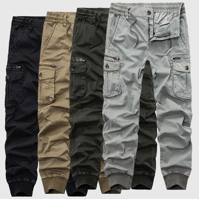 Comfortable Fit Men's Stretch Pants with Pockets