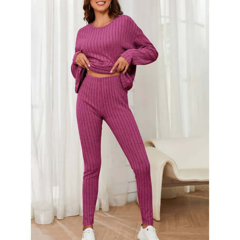 Relaxed Fit Jogger Suit Set