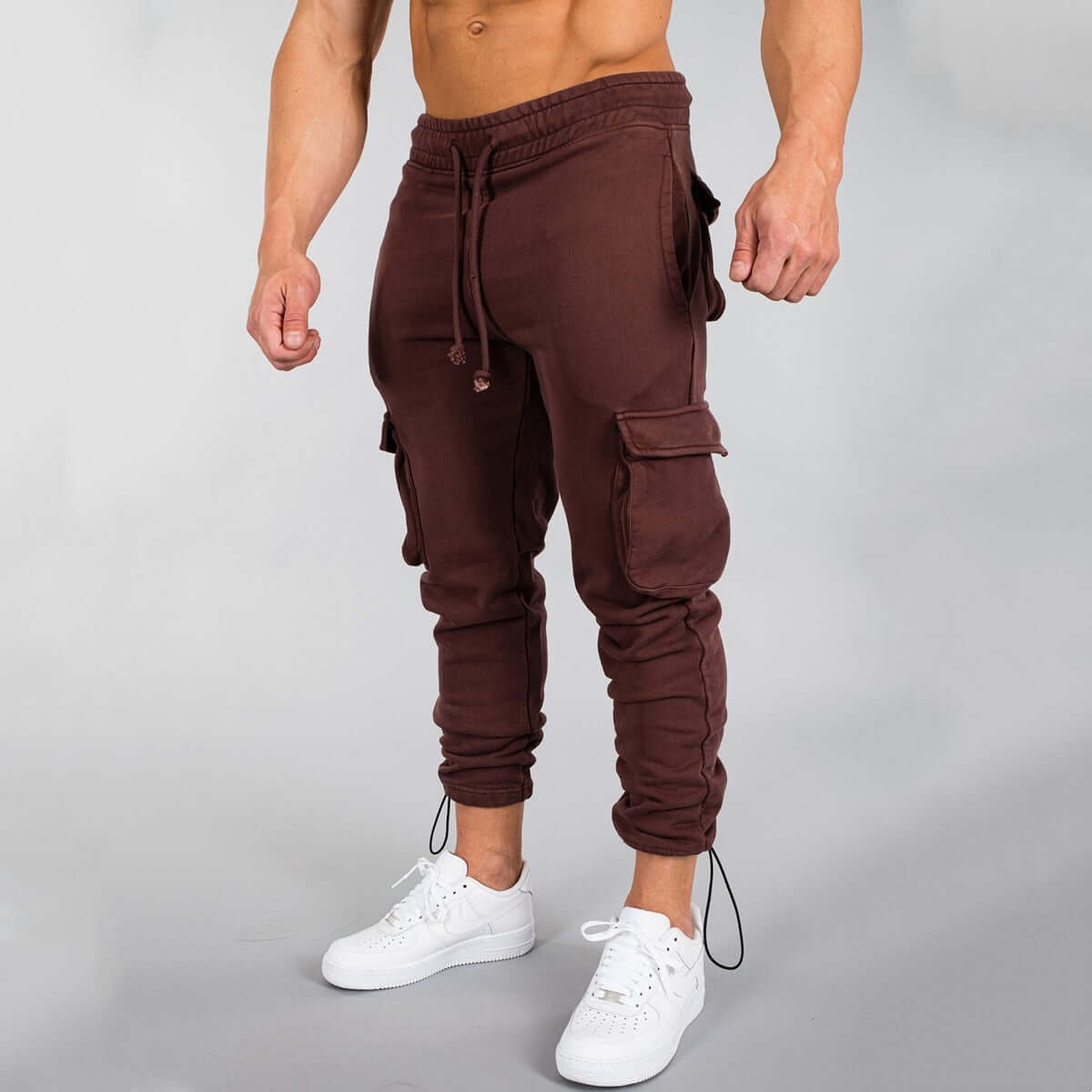 Men's Athletic Fit Elastic Waist Joggers Pants