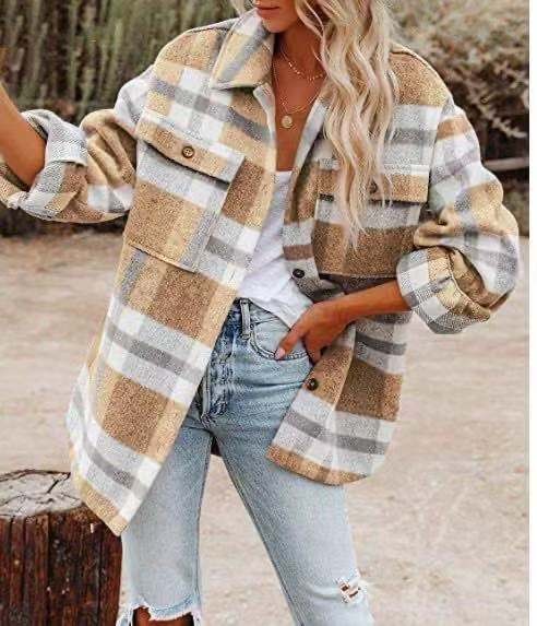 Heidi | Trendy Plaid Shirt