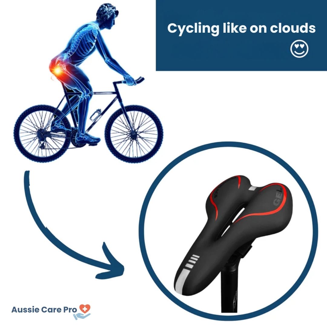 Soft Cushion Bicycle Seat - Padded Cycling Saddle