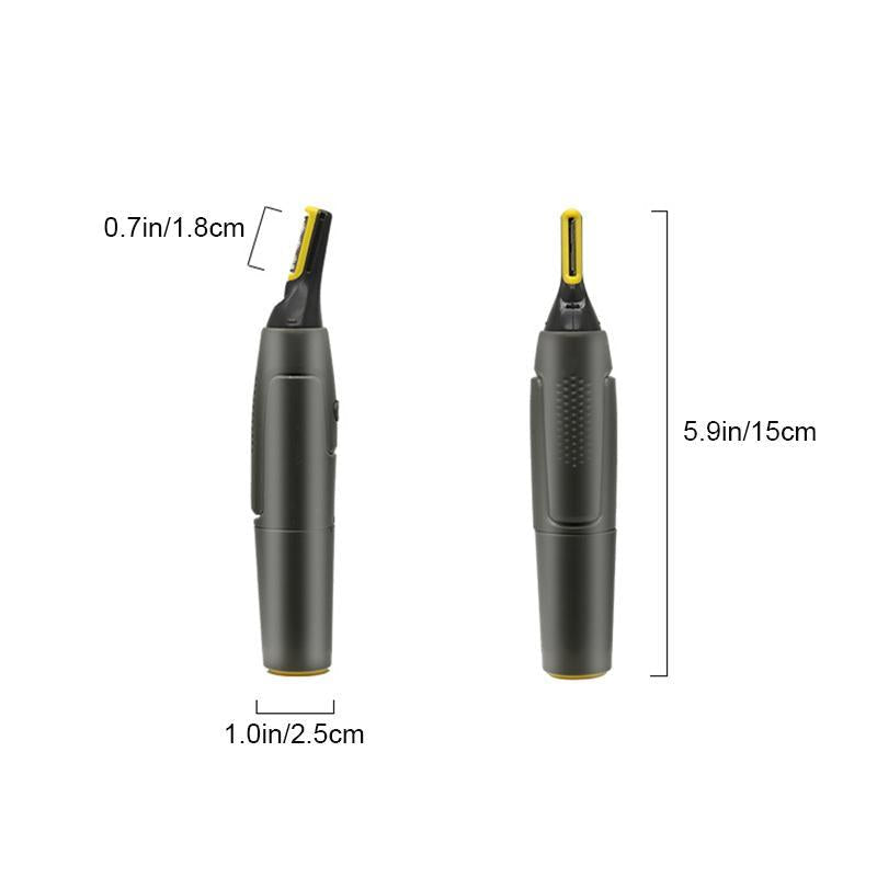 Compact Gentle Beard Trimmer for Nose and Eyebrows