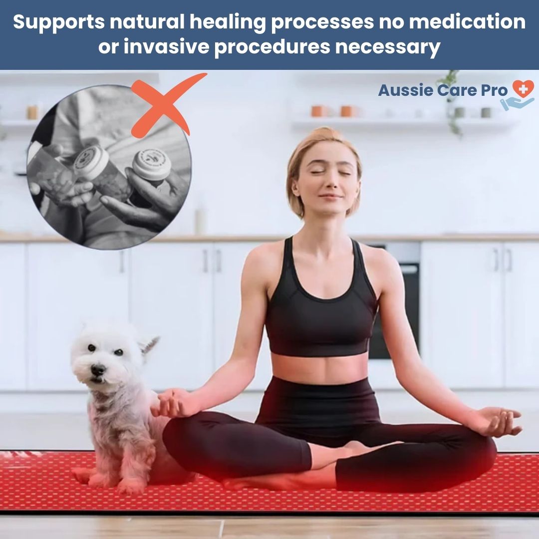Healing Red Light Therapy Mat for Pain Relief
