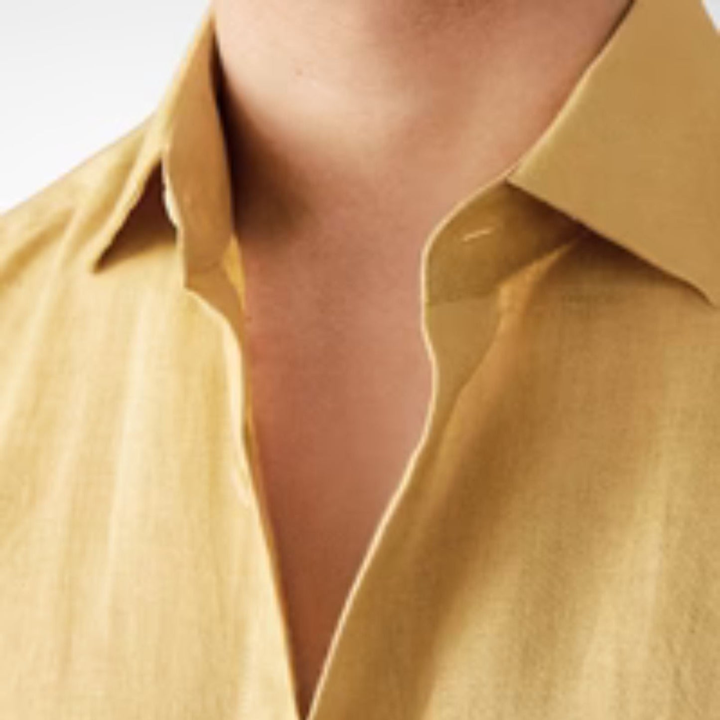 Relaxed Fit Men's Cotton Long Sleeve Dress Shirt