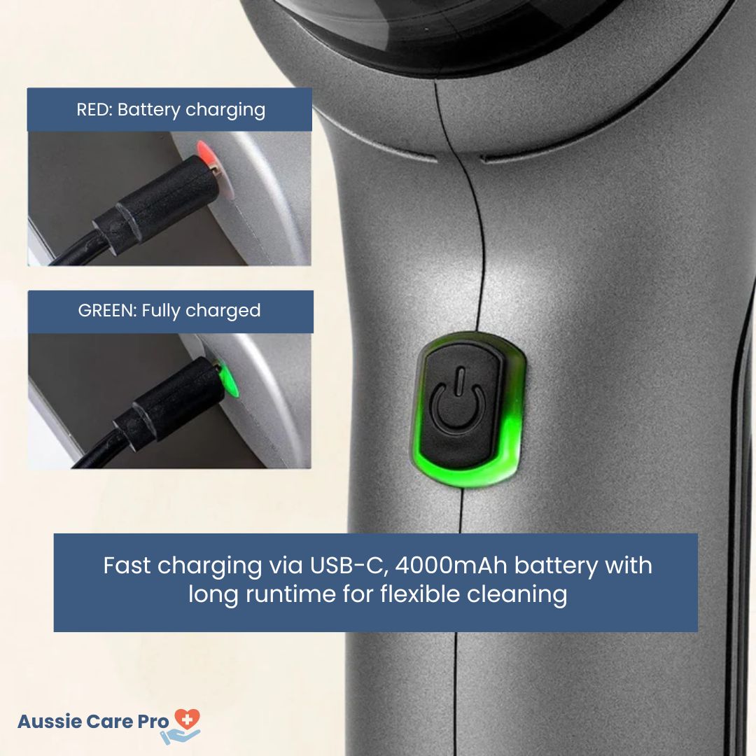 Compact Wireless Hand Vacuum - Lightweight & Rechargeable