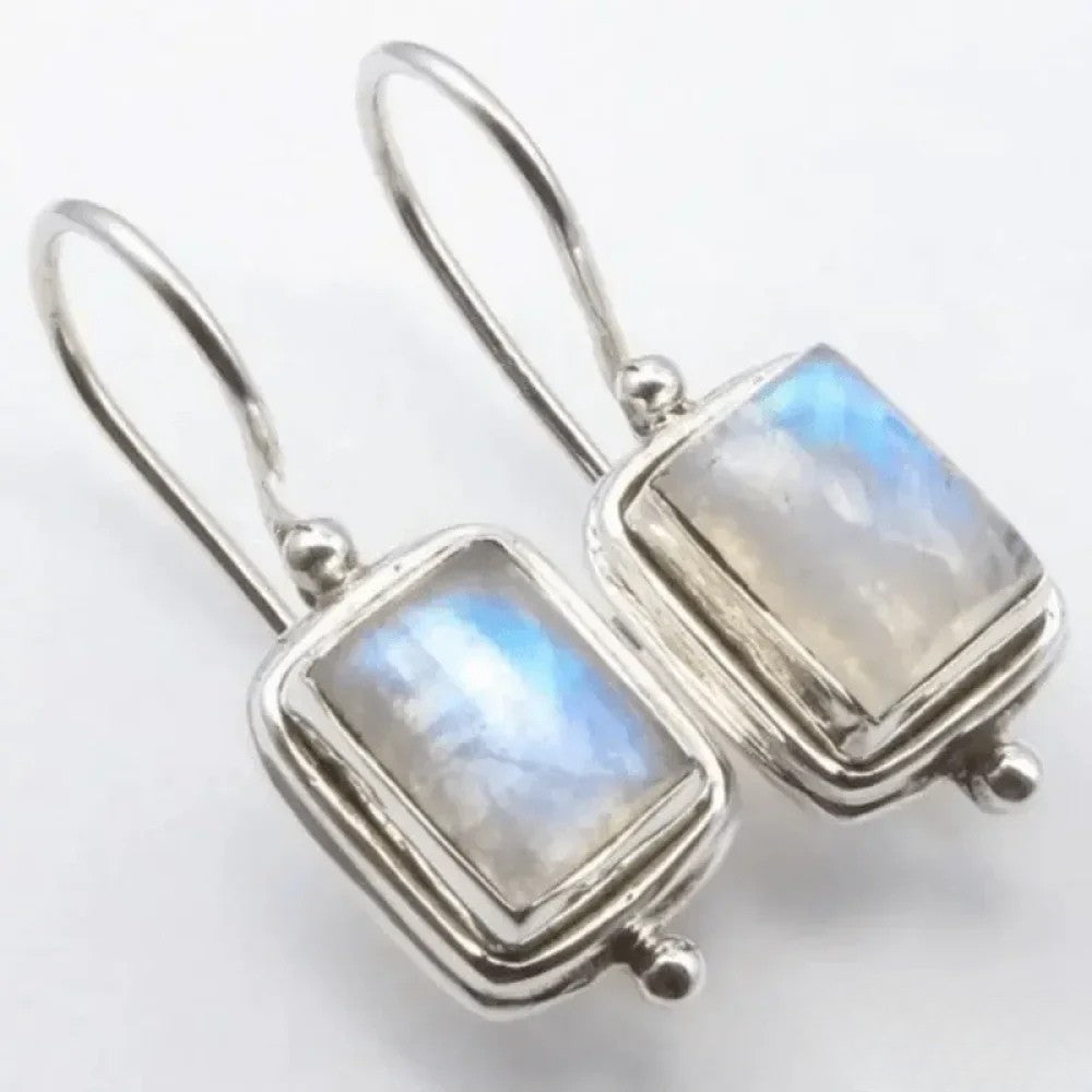 Vintage Gemstone Stud Earrings - Luxivelle