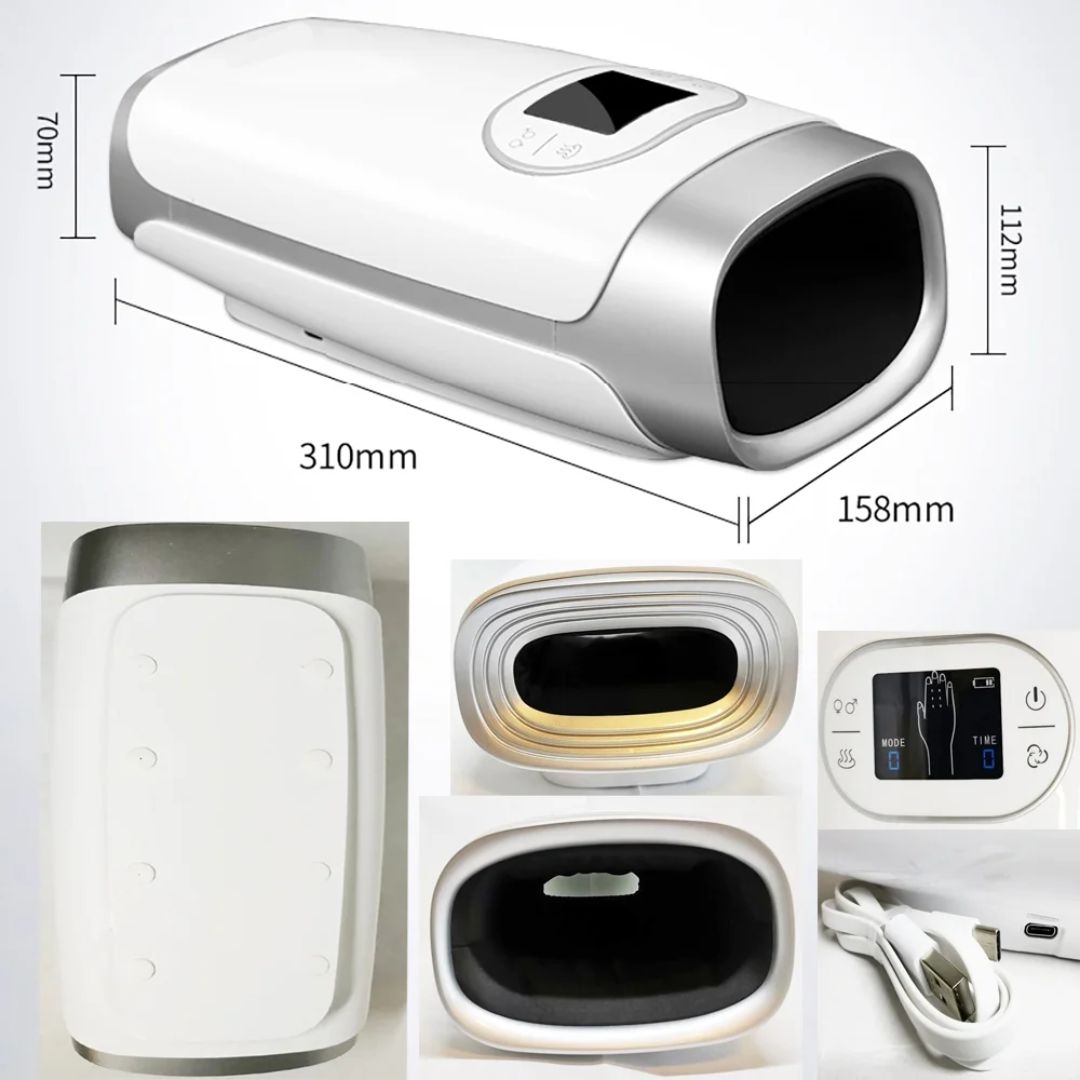 Relaxing Hand Massager with Heat and Pressure