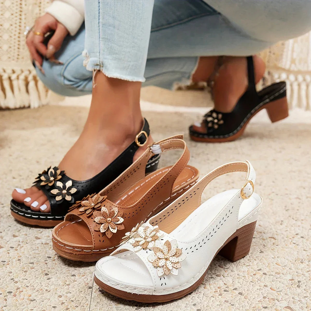 Luxurious High Heel Summer Sandal