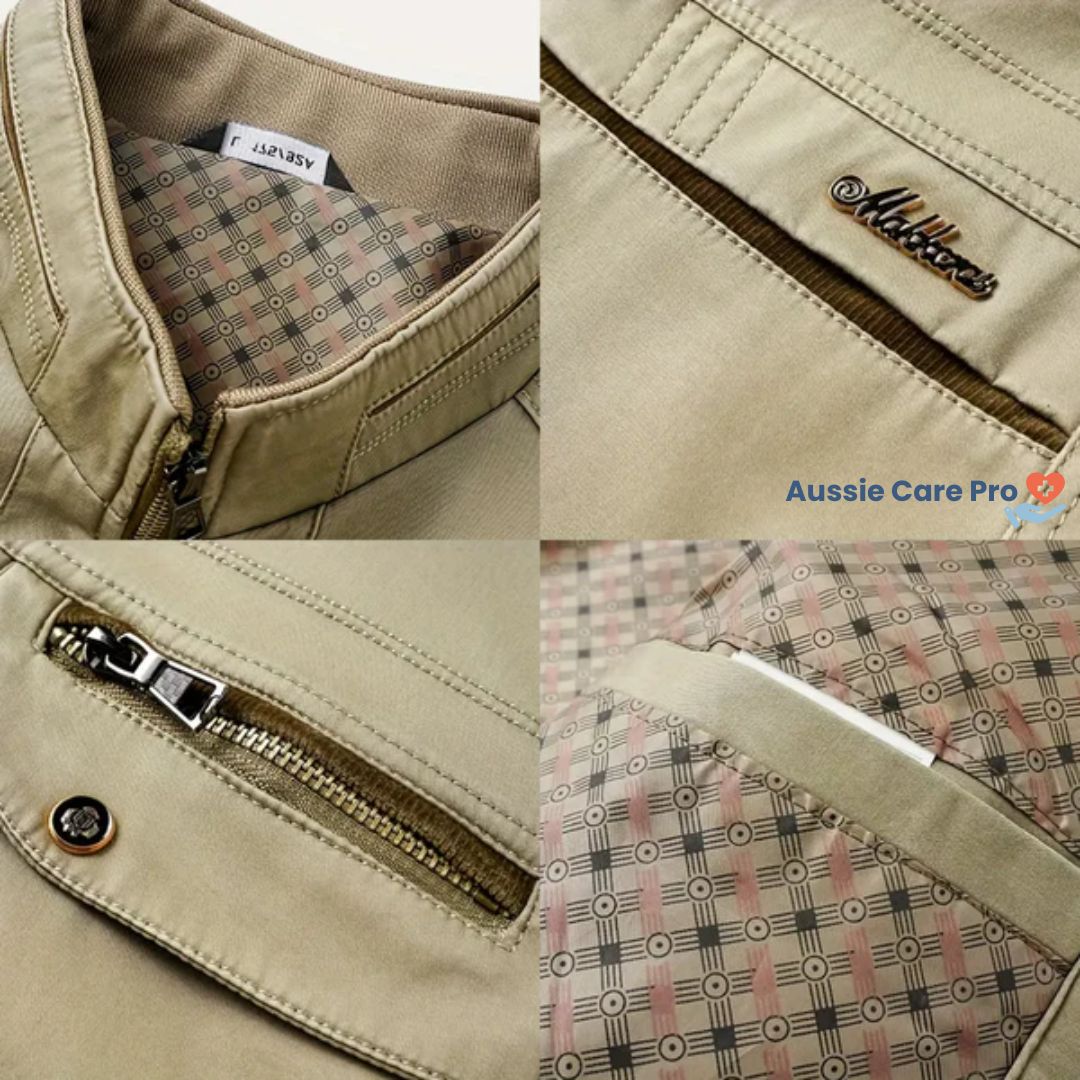 Relaxed Fit Men's Cotton Outdoor Jacket