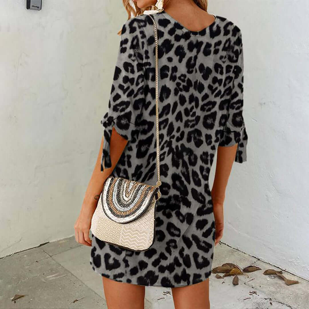 Animal Print Short Sundress