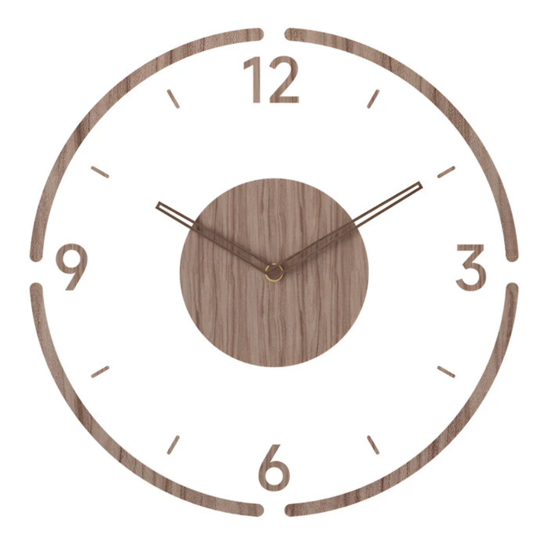 Stylish Wooden Wall Clock For Home Decoration