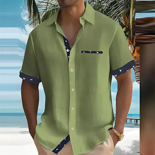 Lightweight Casual Mens Short Sleeve Tee
