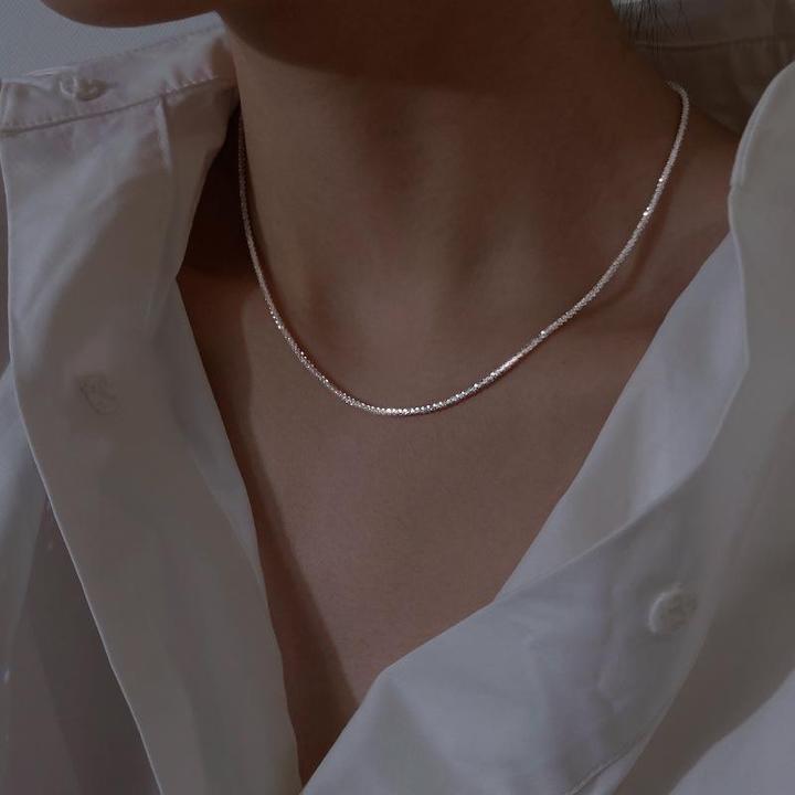 Sparkling Diamond Pendant Necklace