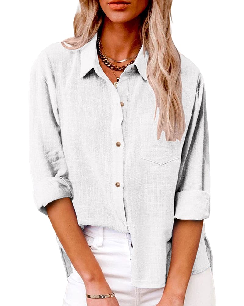 Ladies Classic Shirt with Front Pocket