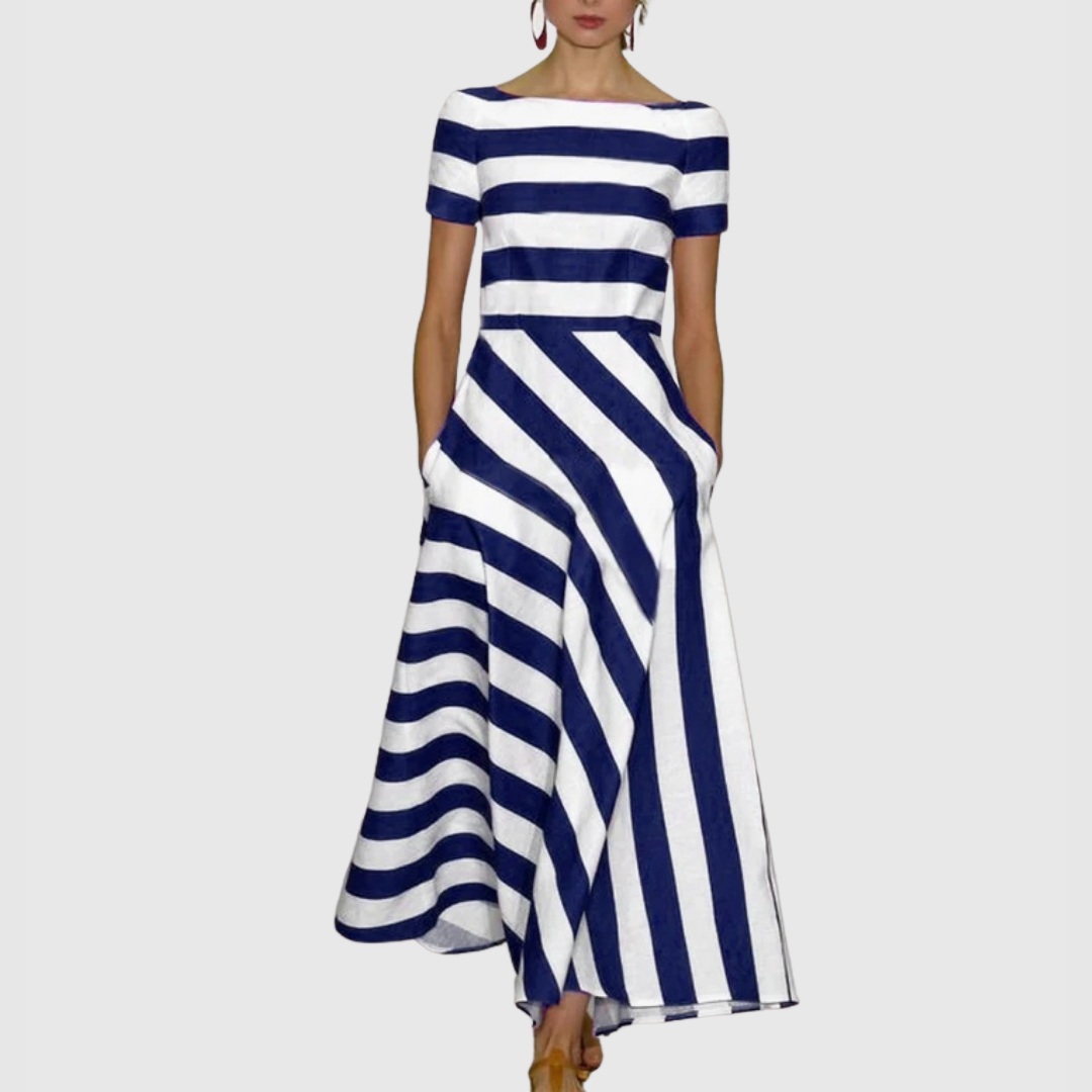 Casual Striped Sundress for Women