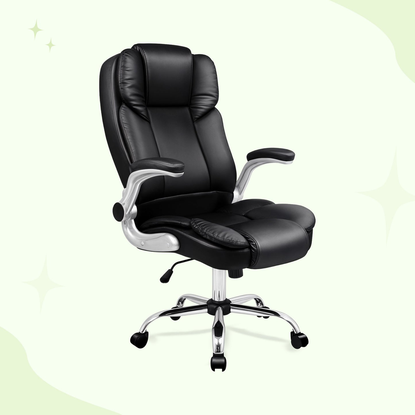 Adjustable Executive Leather Desk Chair