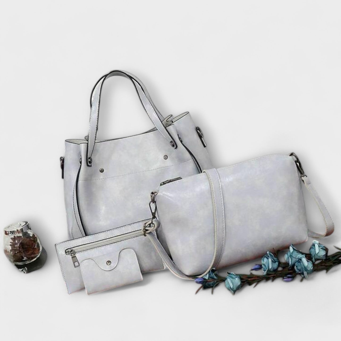 Classic 4-Piece Tote Bag Set