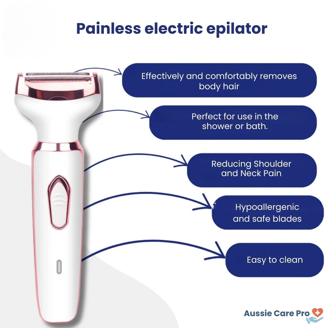 Easy 4-in-1 Epilator for Smooth Body Hair Removal