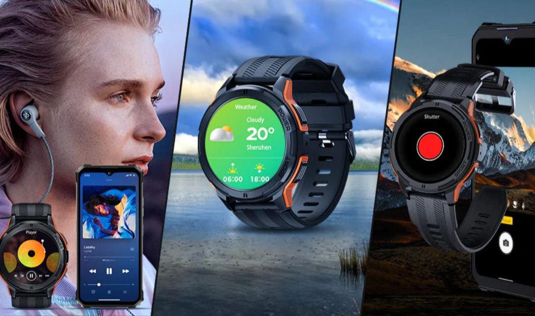 Durable Outdoor Smartwatch with HD Touch Screen