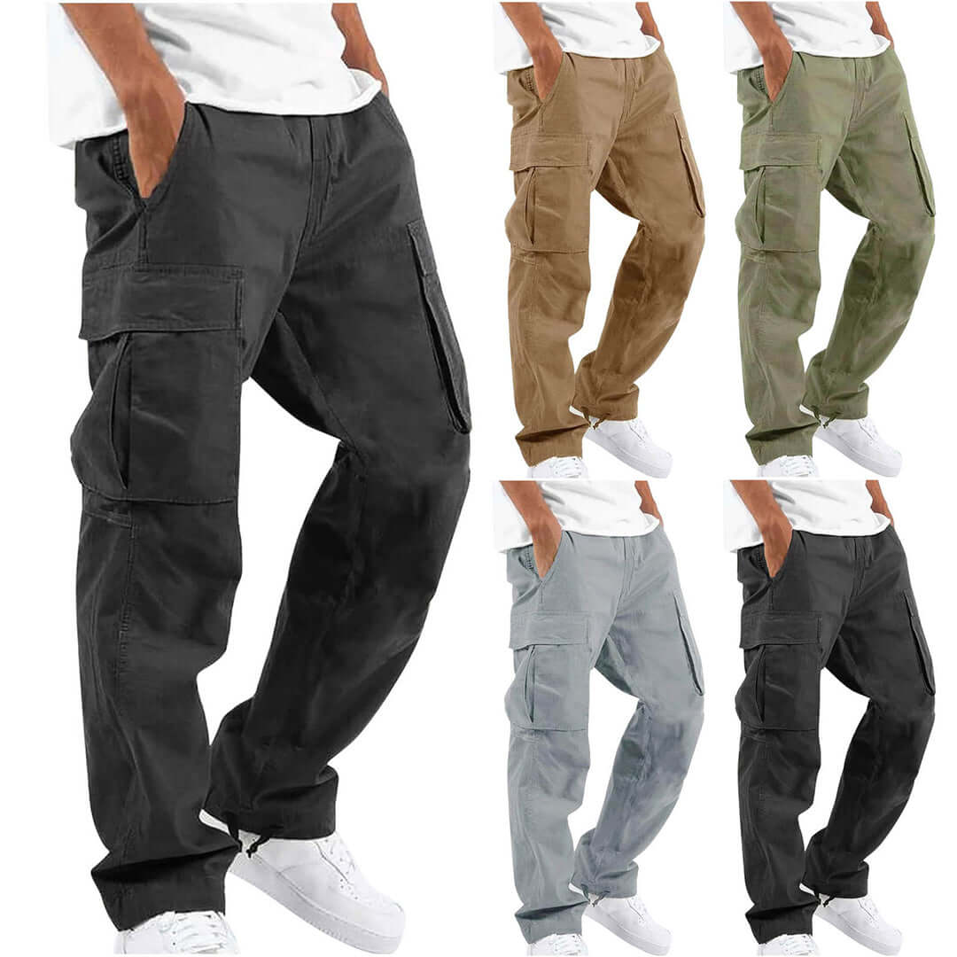 Relaxed Fit Cargo Pants with Extra Pockets