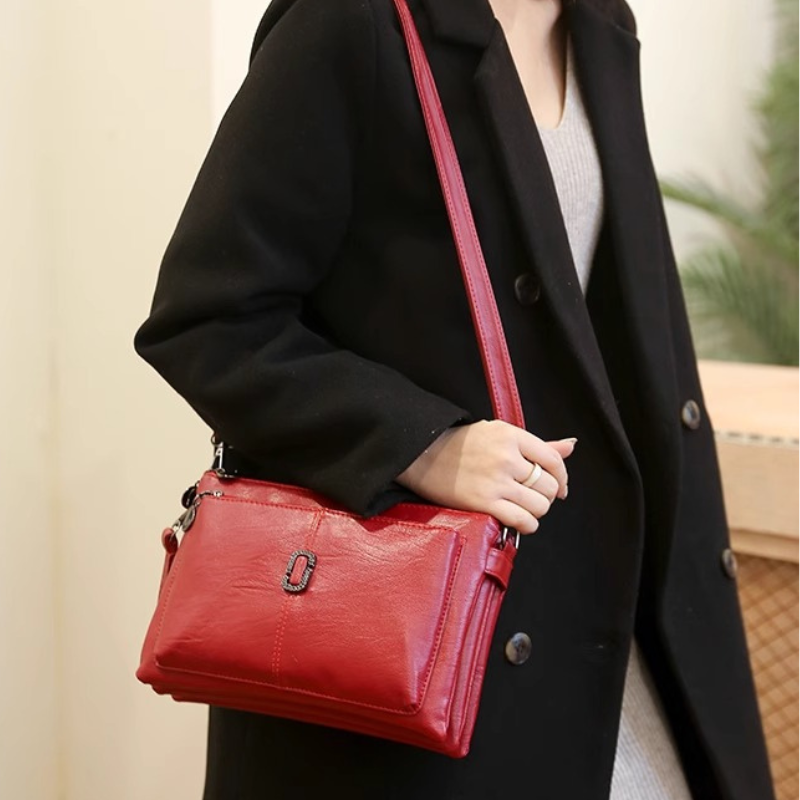 Luxury Mini Leather Shoulder Handbag for Women