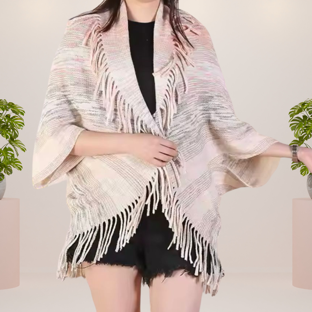 Variant image for Women's Jacket - Elegant Scarf Design-5