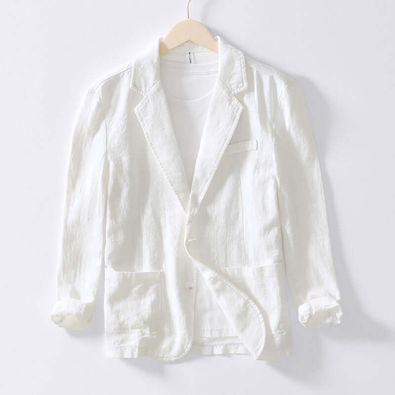 Breathable Summer Mens Blazer Jacket
