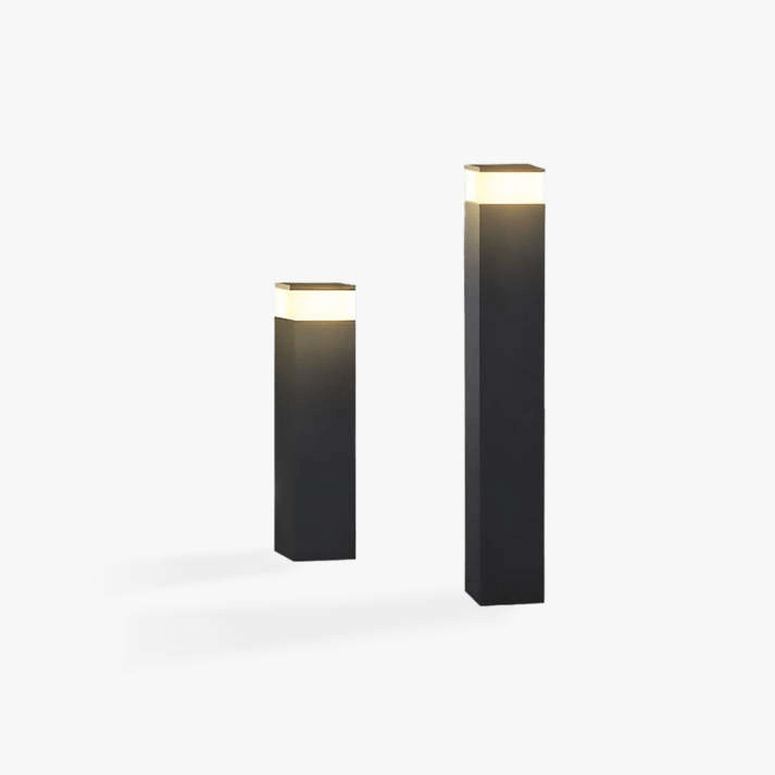 Outdoor Solar Powered Rectangular Lamp