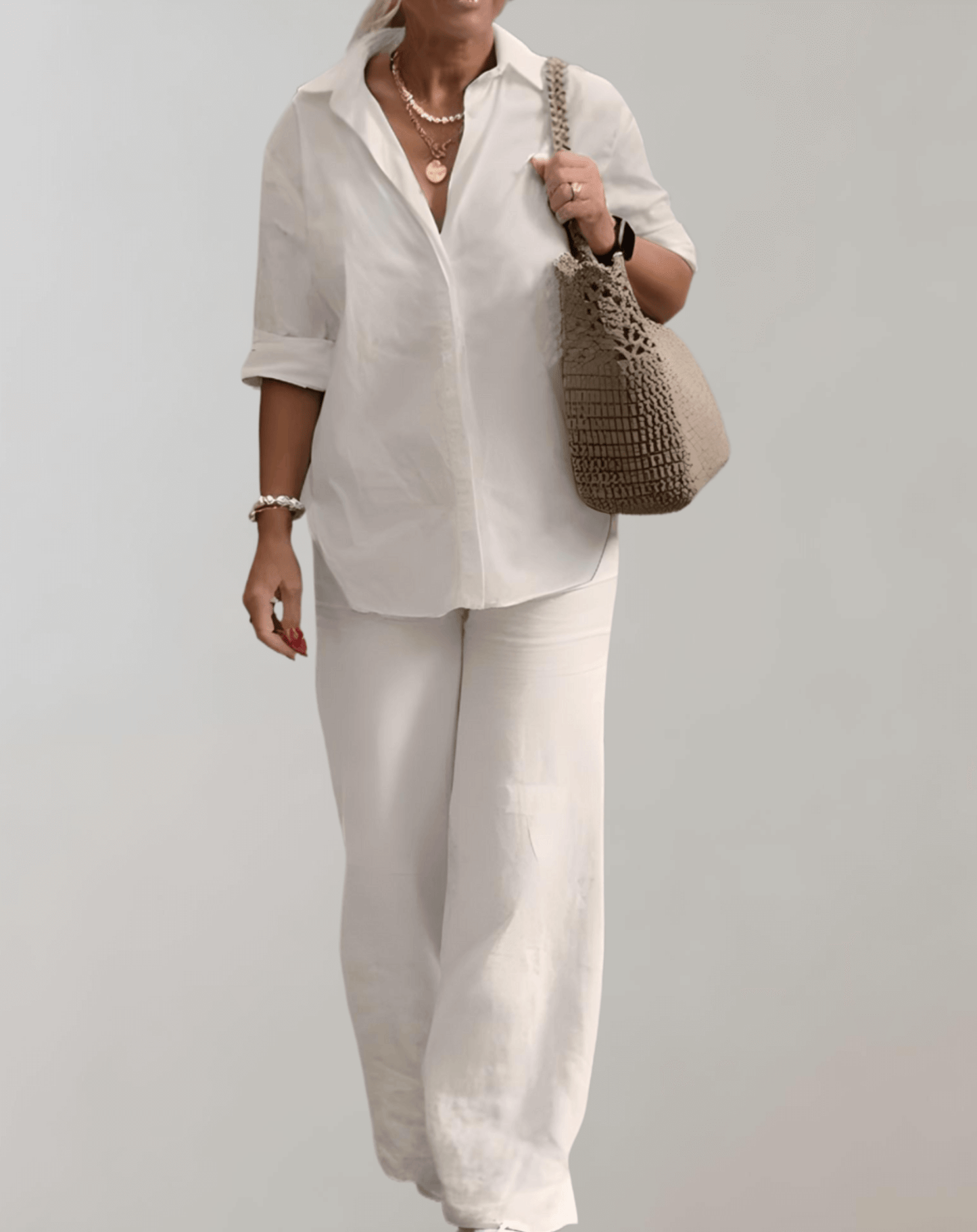 Ladies Matching 2-Piece Outfit Set