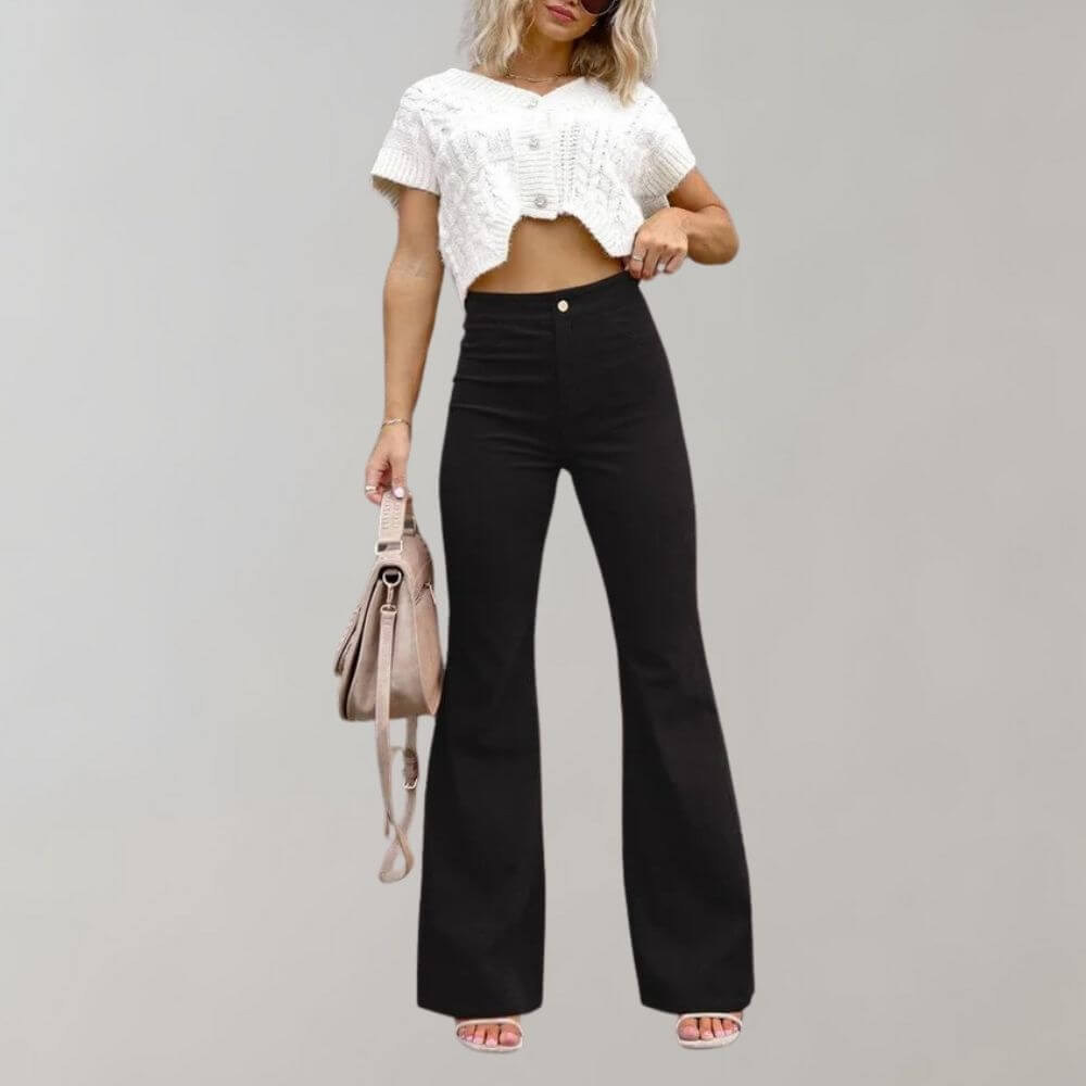 Comfortable High Waist Loose Fit Women's Pants