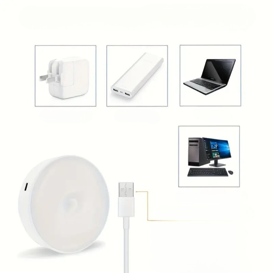 Bright Wireless Motion Night Lights 3-Pack