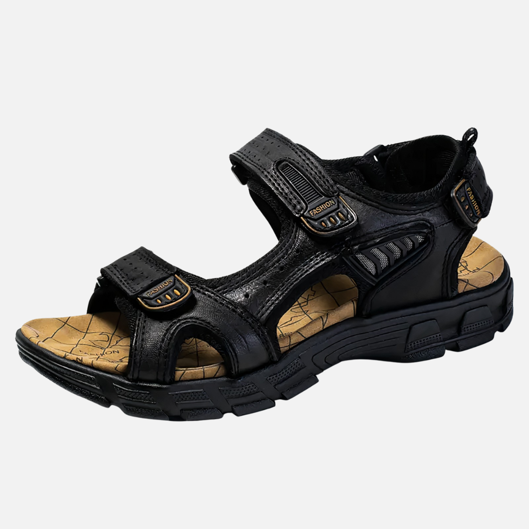 Men’s Orthopedic Open Sandals with Adjustable Support Straps