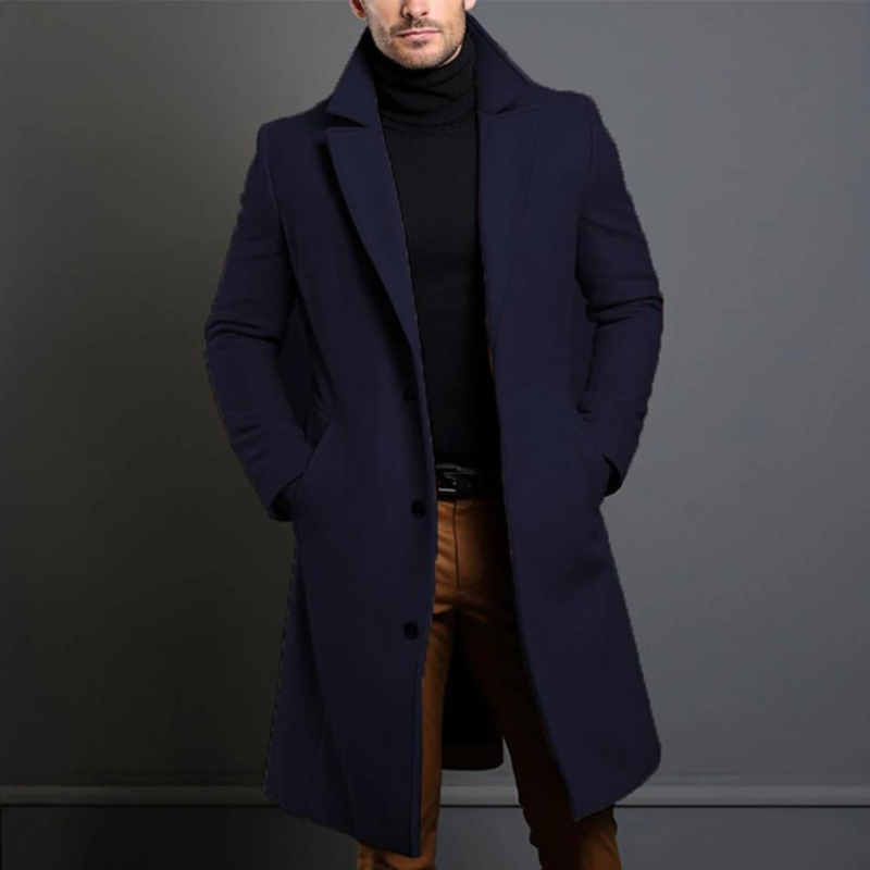 Classic Fit Mens Insulated Winter Overcoat
