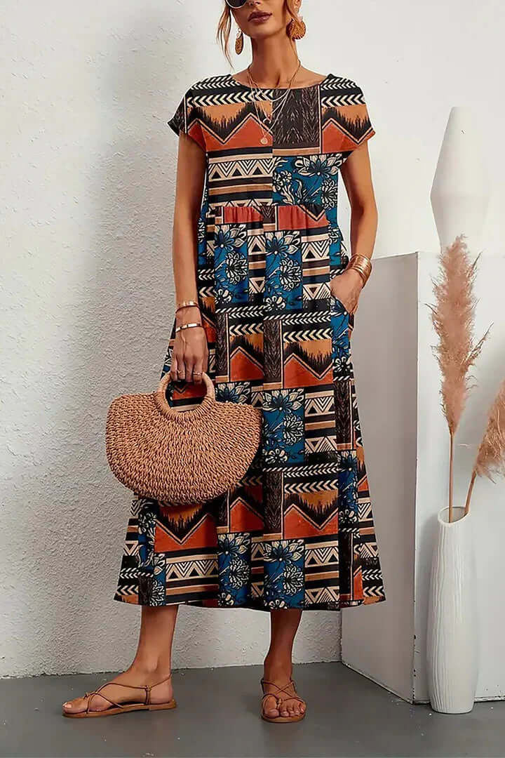 Ladies' Floral Casual Summer Dress