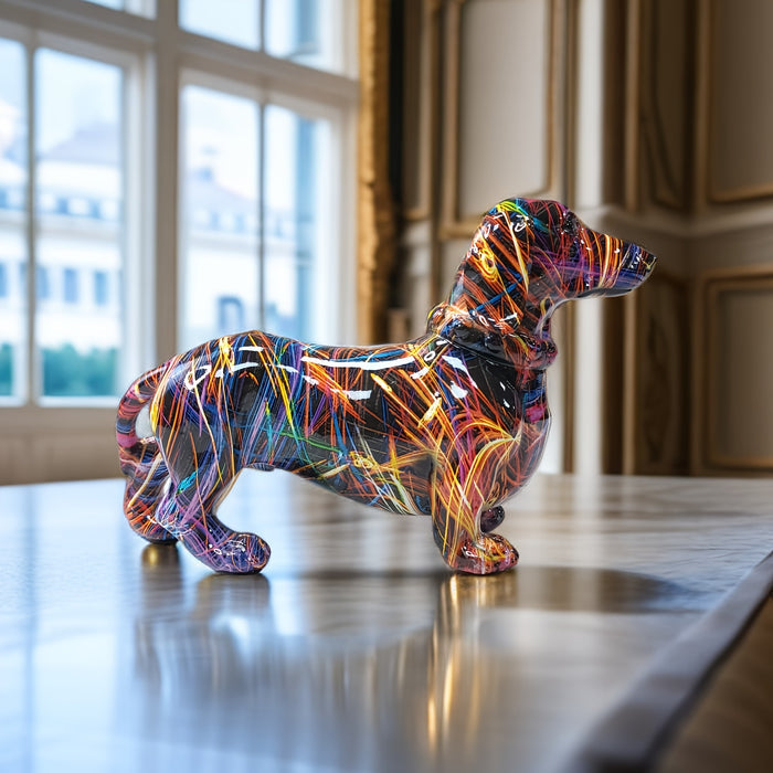 Fun Dog Figurine Dachshund Home Decor