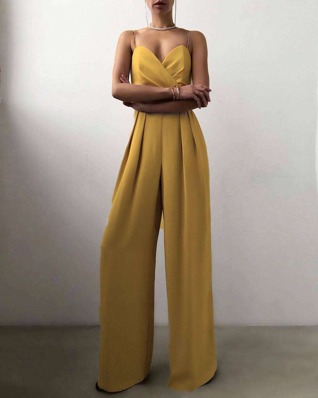 Chic High Waist Women's Jumpsuit