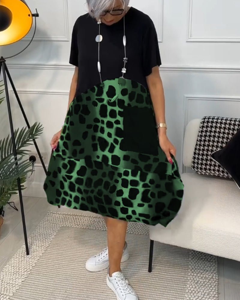 Classic Ladies Floral Midi Dress