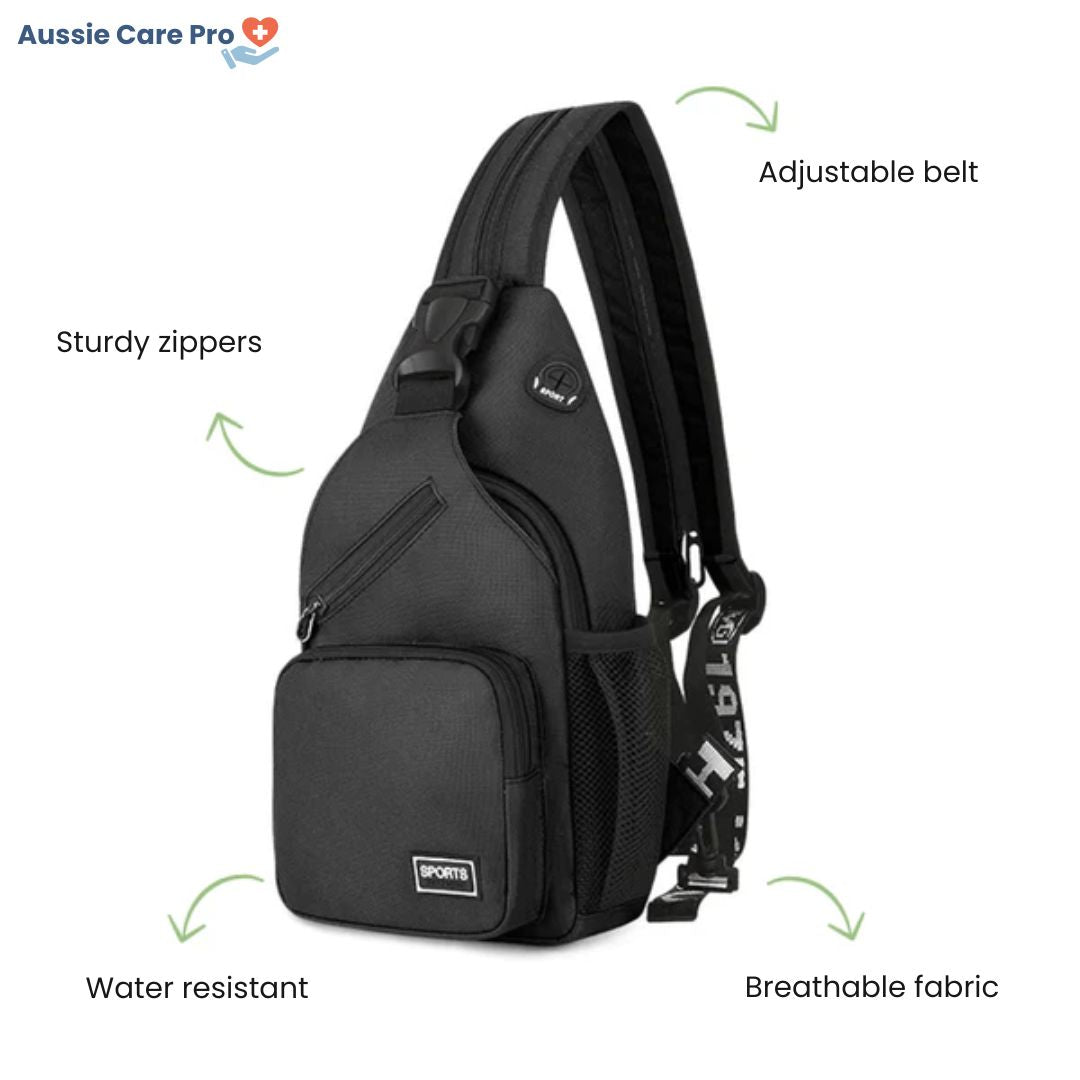 Versatile Canvas Cross Body Travel Tote Bag