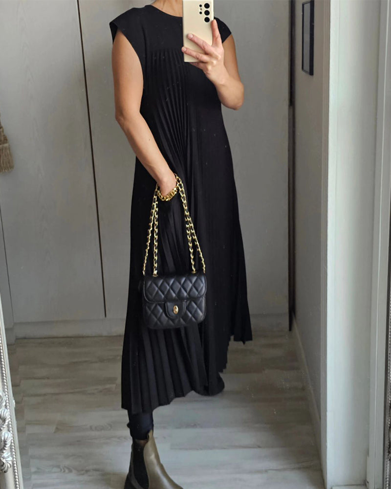 Flowy Long Sleeve Maxi Dress