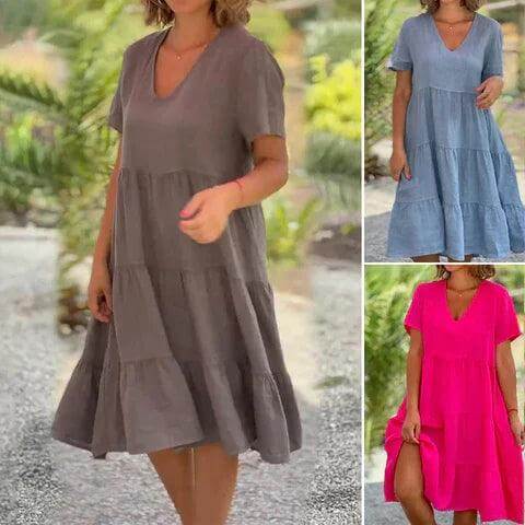 Lightweight Casual Knee Length Dress