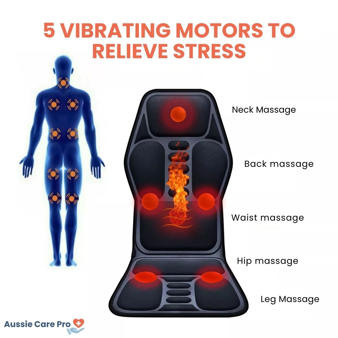 Relaxing Heated Massage Chair Cushion