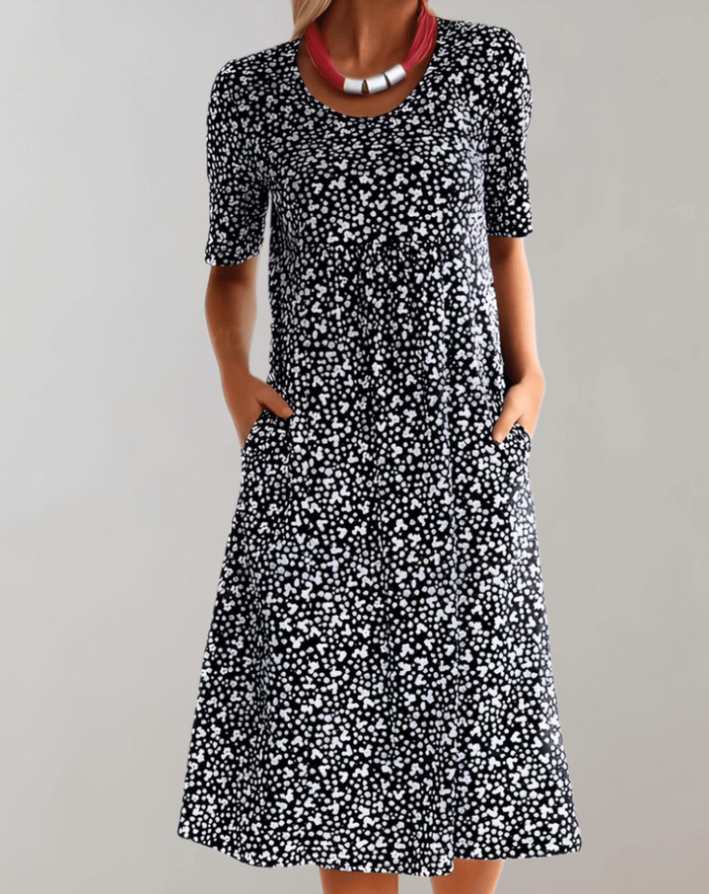 Breathable Casual V-Neck Sundress for Women