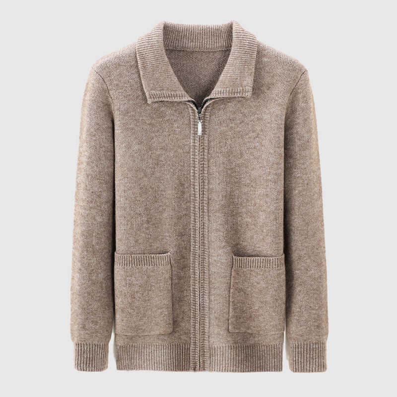 Men's Classic Zip Up Sweater