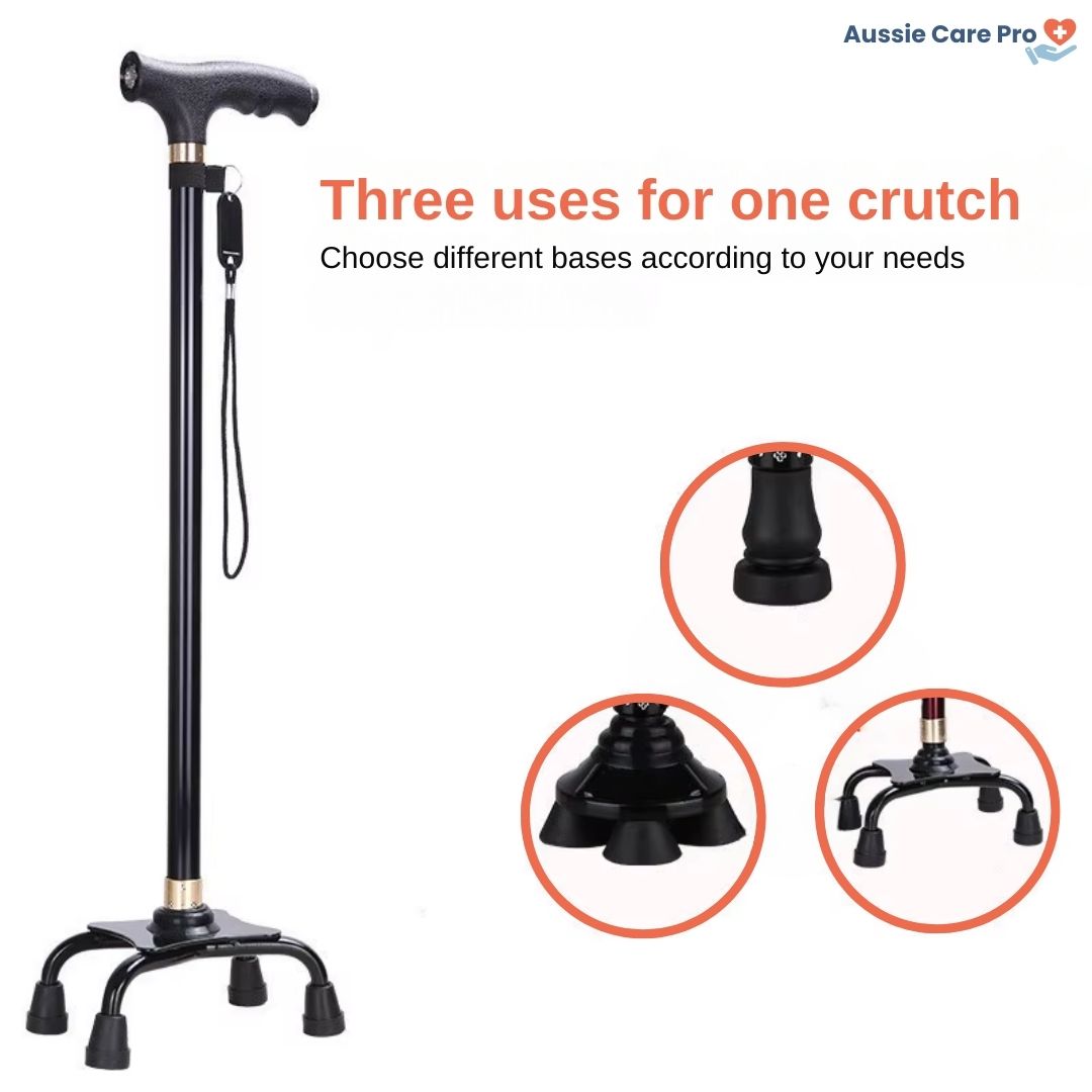 Comfortable Walking Stick for Elderly - Adjustable Handle