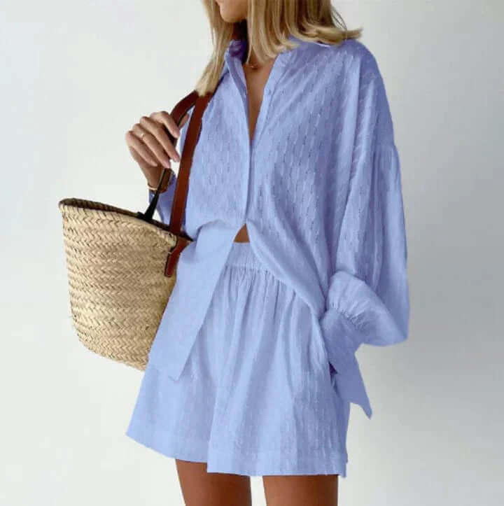 Summer Linen Pantsuit for Women