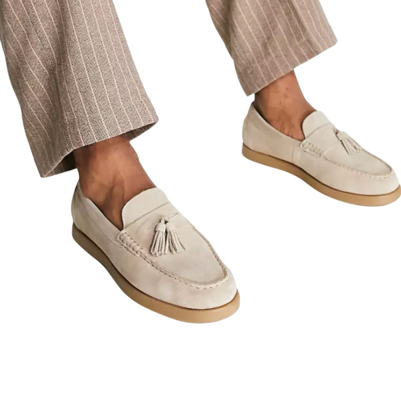 Sleek Leather Loafers for Men
