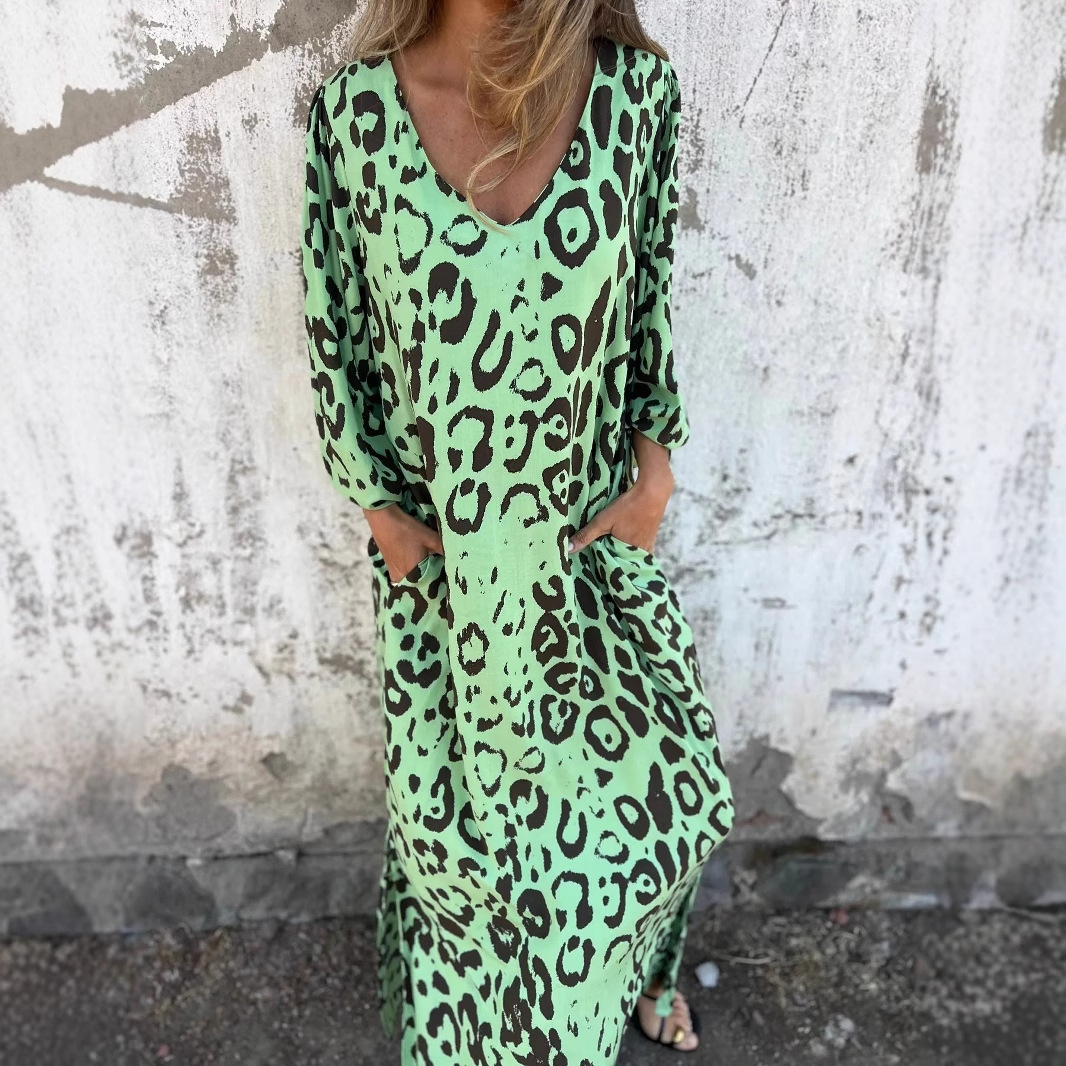 Animal Print Women's Party Dress