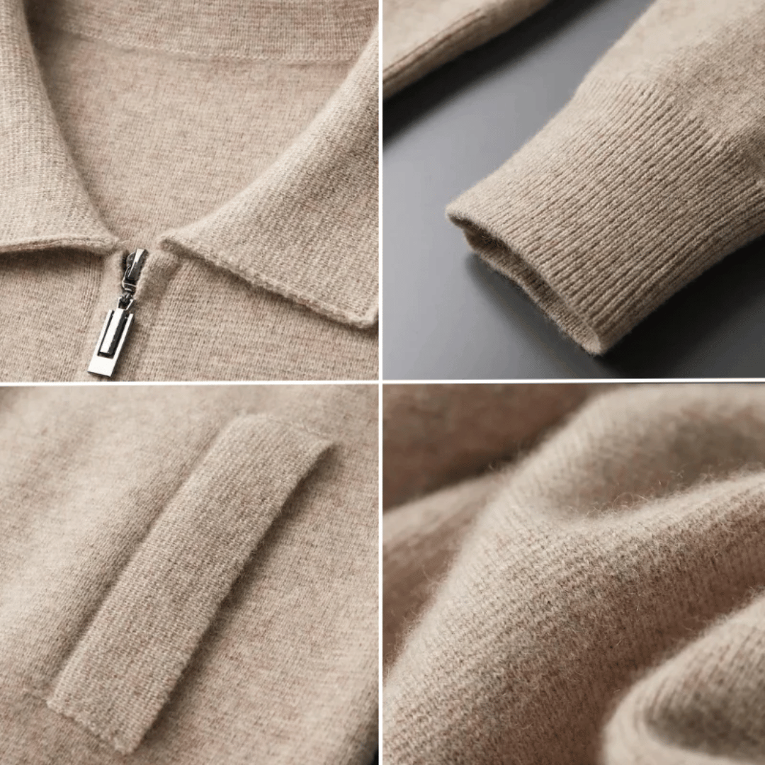 Spencer | Classic cashmere knit sweater