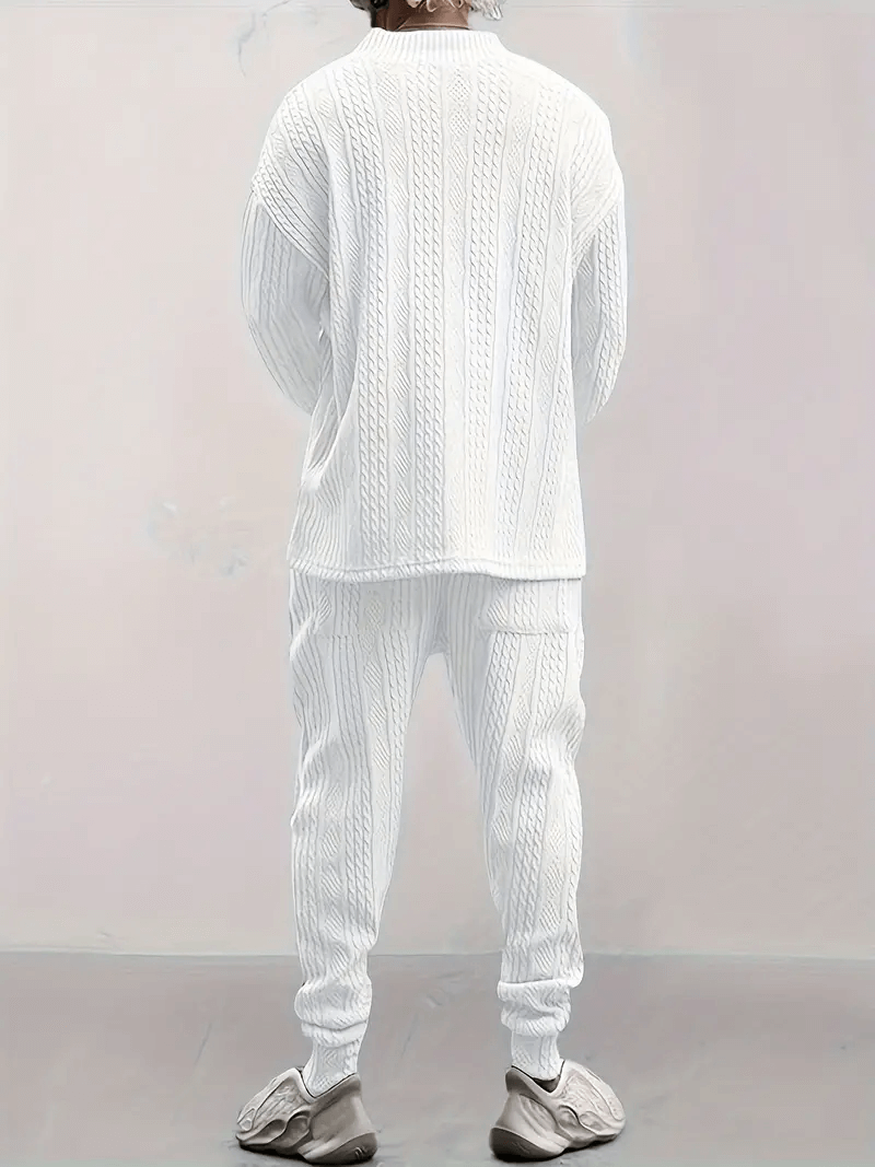 Cozy Men's Knit Lounge Wear Set